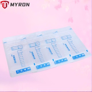 Myron ถุงเก็บน้ํานม LDPE+PET แบบใส 250 มล. สําหรับคุณแม่ตั้งครรภ์ 30 ชิ้น