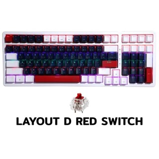 KEYBOARD EGA CMK1 CIY LAYOUT D RED SWITCH