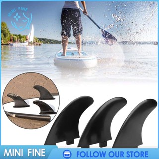 ครีบกระดานโต้คลื่น สําหรับ Longboard Stand up Paddleboard กีฬาทางน้ํา 3 ชิ้น