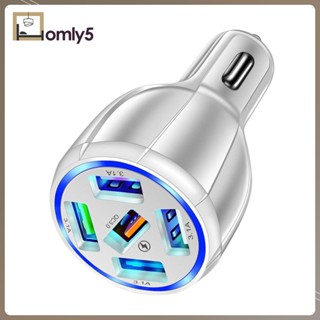 [Homyl5] อุปกรณ์ชาร์จโทรศัพท์มือถือ USB 0 5 พอร์ต สําหรับรถยนต์