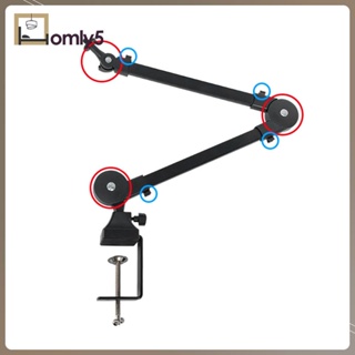 [Homyl5] อุปกรณ์เมาท์ขาตั้งไมโครโฟน 360 องศา° หมุนได้ สําหรับพอดคาสต์