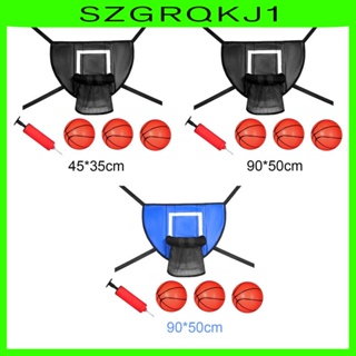 [szgrqkj1] ห่วงบาสเก็ตบอล น้ําหนักเบา ประกอบง่าย สําหรับแทรมโพลีน สวน