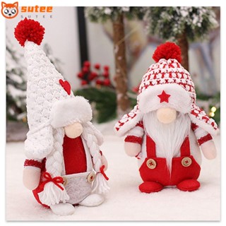 Sutee ตุ๊กตาไร้หน้า ของเล่นคริสต์มาส สําหรับตกแต่งบ้านตุ๊กตา
