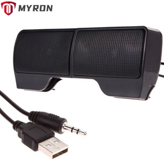 Myron ลําโพงพลาสติก Usb ขนาดเล็ก แบบคลิปหนีบ