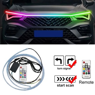 แถบไฟ LED DRL 12V ยืดหยุ่น กันน้ํา หลากสีสัน สําหรับตกแต่ง