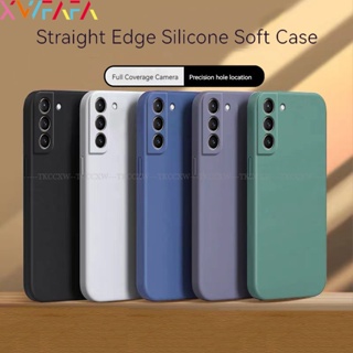 เคสโทรศัพท์ซิลิโคน TPU แบบนิ่ม ขอบตรง สําหรับ Samsung S21 S20 Plus S21 S20 Ultra S21 S20 FE