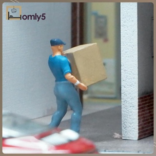 [Homyl5] โมเดลฟิกเกอร์ 1:64 Man Carrying Box ขนาดเล็ก สําหรับถ่ายภาพสถาปัตยกรรม