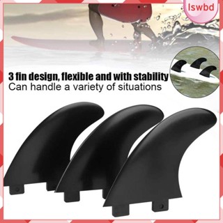 [lswbd] ครีบกระดานโต้คลื่น 3 ชิ้น สําหรับ Longboard Stand up Paddleboard Water Sports