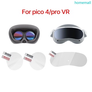 Ho ตัวป้องกันหน้าจอ สําหรับ Pico 4 Pro VR ชุดหูฟัง ตัวป้องกันเลนส์ แบบใส