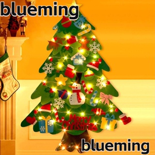 Blueming2 ต้นคริสต์มาส ผ้าสักหลาด ลายซานตาคลอส DIY สําหรับตกแต่งเทศกาลคริสต์มาส