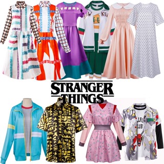 เครื่องแต่งกายคอสเพลย์ เสื้อแขนสั้น คอกลม ลาย Stranger Things 4 Cos สําหรับผู้ชาย และผู้หญิง