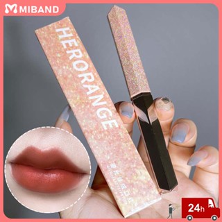 พร้อมส่ง Herorange Velour Lipstick Long Lasting Waterproof No Fading Lip Gloss Pk Mac Lip Cosmetics