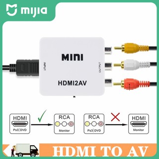 Mijia สายเคเบิลแปลง hdmi เป็น av HD 1080P hdmi เป็น rca HDMI2AV