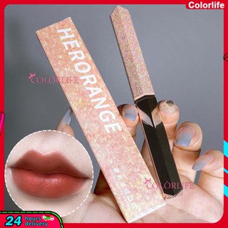 Herorange Velour ลิปสติก Long Lasting Waterproof No Fading Lip Gloss Pk Mac Lip Cosmetics