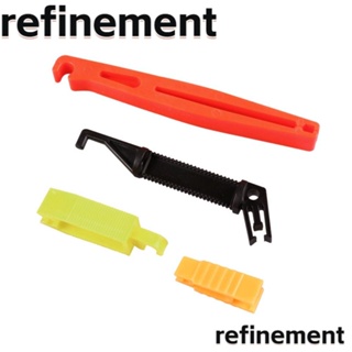 Refinement คลิปฟิวส์พลาสติก ขนาดเล็ก แบบพกพา อุปกรณ์เสริม สําหรับรถยนต์ 4 ชิ้น ต่อชุด