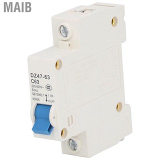 Maib Miniature Circuit Breaker High Breaking  PA66 Nylon 63A1P Small