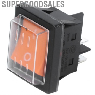 Supergoodsales Switches Good Conductivity ABS 125/250VAC Oxidation Prevention 4 Pin Switch with Cover for Automobiles