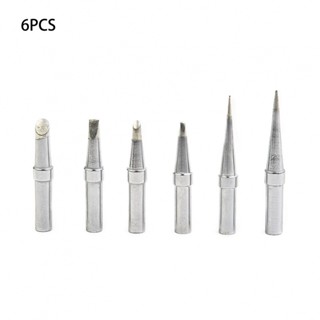 ⚡NEW 8⚡Soldering Iron Tips Metalworking Supplies 6pcs Silver Oxygen-free copper