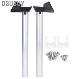 Dsubuy AOS 2Pcs Greenhouse Rain Gutter Drains Silver Drainage Downpipe Kit