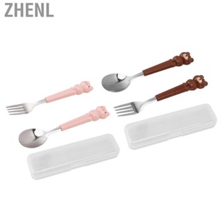 Zhenl Stainless Steel Cutlery Set  Cartoon   Cute Look for Home Outdoor