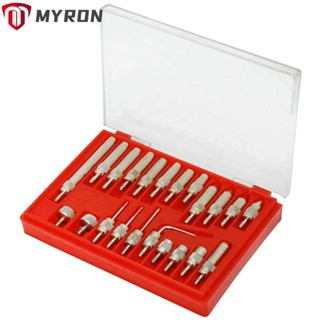 Myron ชุดเครื่องมือวัดปลายนิ้ว สเตนเลส สีเงิน แบบเปลี่ยน สําหรับห้องปฏิบัติการ 22 ชิ้น