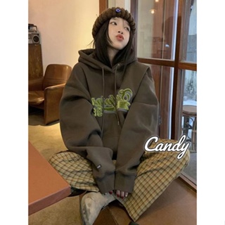 Candy Kids  เสื้อผ้าผู้ญิง แขนยาว เสื้อฮู้ด คลุมหญิง สไตล์เกาหลี แฟชั่น  Trendy สวย Unique ทันสมัย A28J12G 36Z230909