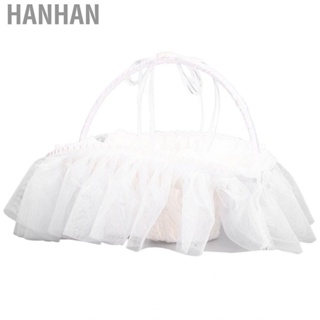 Hanhan 02 015 Wedding Petals  Lace Foldable Handle Flower For Ceremony