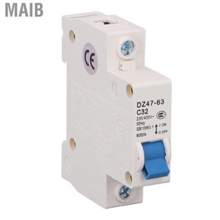 Maib Circuits Breakers  Mini Circuit Breaker DZ47-63 C32 1P 6000A Breaking  for Office