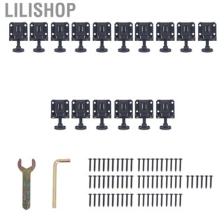 Lilishop 16X Adjust Furniture  er Legs Elastic Hex Nuts Lock Feet BE