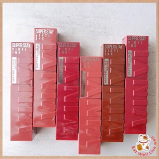 /ลอตใหม่/Maybelline Superstay Vinyl Ink ลิปเนื้อไวนิล สีชัด ติดทนยาวนาน 16 ชั่วโมง ลิปไม่ไหลเยิ้ม ไม่เปรอะมาสก์