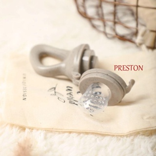 Preston ที่ให้อาหารเด็กทารก น่ารักกว่า 4 เดือน อุปกรณ์สําหรับเด็ก ปลอดภัย อาหารสด ซิลิโคน ที่ให้อาหารเด็ก