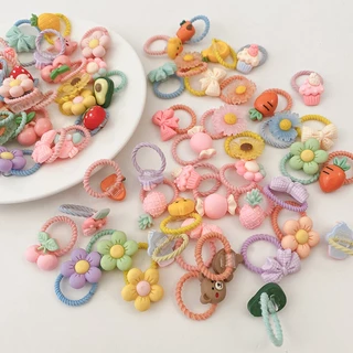 บ้านพลู🏠 ยางรัดผม การ์ตูน ยางเส้นเล็ก สีสวย น่ารัก