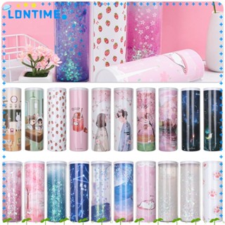Lontime กล่องดินสอ อเนกประสงค์ แบบพกพา