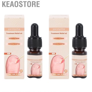 Keaostore Nail  Oil  Discoloration Care Softening Paronychia Relief  Elimination Toe Nails Treatments Organics 10ml for Split Toenails