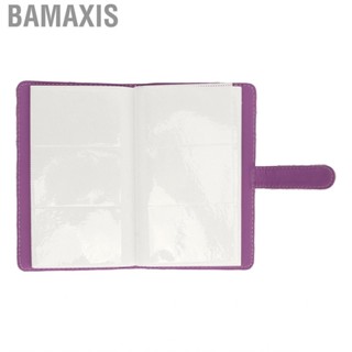 Bamaxis Photo Album Book Wide Application Lightweight 3in Name Card Holder Large  for Graduation Ceremonies Movie Tickets