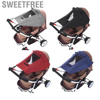 Sweetfree Stroller Sun Shade  Easy To Install Rainproof Baby Sunshade Universal UV Protection for Pushchairs