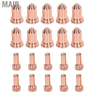 Maib 20Pcs/set Plasma Cutting Torch Nozzles Electrodes Brass Set for PTM 80