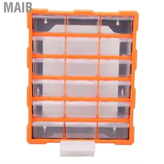 Maib Drawer Type Box 18 Drawers Transparent Large  Wall Mount Storage Case