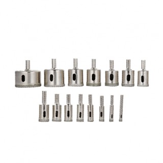 ⚡NEW 8⚡Diamond Drill Bit 15pcs/set 6-30mm Accessories For Glass Ceramic Kitchen Metal