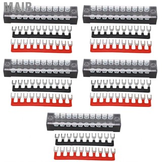 Maib Terminal Block Strip 15A  Plated Copper Guide Impact Resistant  Proof 10 Position 600V for Automotive