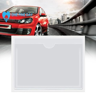 ถุงพลาสติกใส มีกาวในตัว สําหรับใส่บัตรจอดรถ W4S2