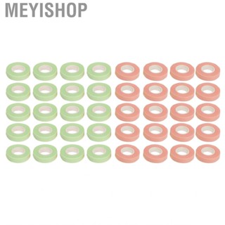 Meyishop Eyelash Tape Stick Cross Texture Pink Green Lash Self Adhesive Soft Breathable for Beauty Salon