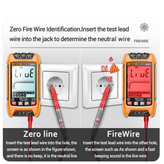 Sz01 มัลติมิเตอร์ จอแสดงผลดิจิทัล ป้องกันการเผาไหม้ พร้อมไฟแบ็คไลท์ 9999