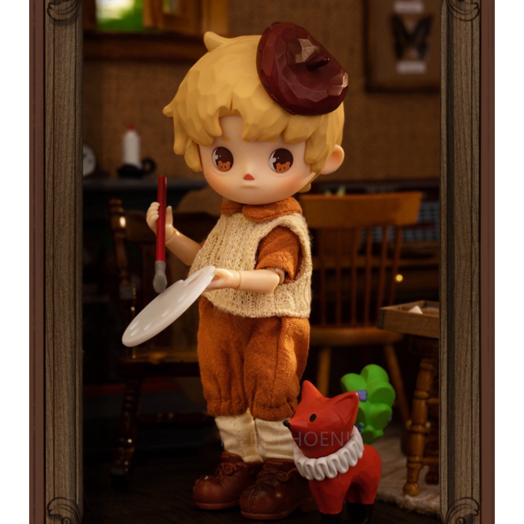 Penny Box Puppet Series Blind Box Mystery Box Painter Devil Girl Anime Model Dolls Obtisu11 1/12bjd 