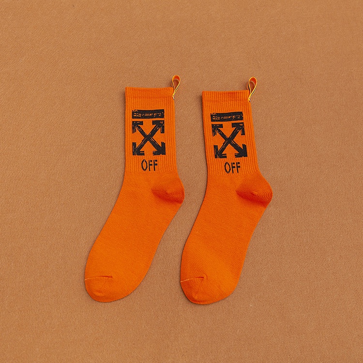 ถุงเท้ากีฬา ผ้าฝ้าย ข้อยาว เข้ากับทุกการแต่งกาย แฟชั่นสไตล์เกาหลี สําหรับผู้หญิง และผู้ชาย - รูปที่ 6