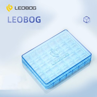 Leobog กล่องสวิตช์ทดสอบ กล่องเก็บของ แบบโปร่งแสง แผ่นสวิตช์ มีฝาปิดด้านบน