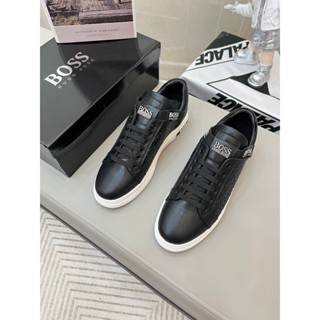 Hugo BOSS 2023 ใหม่ รองเท้าลําลอง สไตล์คลาสสิก คุณภาพสูง สําหรับผู้ชาย