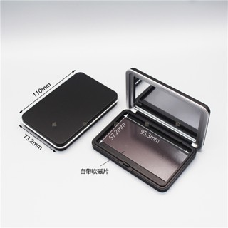 Hot Sale# spot retail magnetic box MU- XL magnetic storage box eye shadow platter direct iron plate 8.22Li