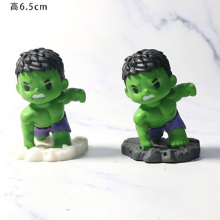 ของแท้ ตุ๊กตา Popmart Avengers Q Version Hulk Hulk Marvel สําหรับตกแต่ง