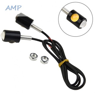 ⚡NEW 8⚡Turn Signals Motorcross Tiny 10mm 12V 2 Pieces Amber Bulb Car Indicators